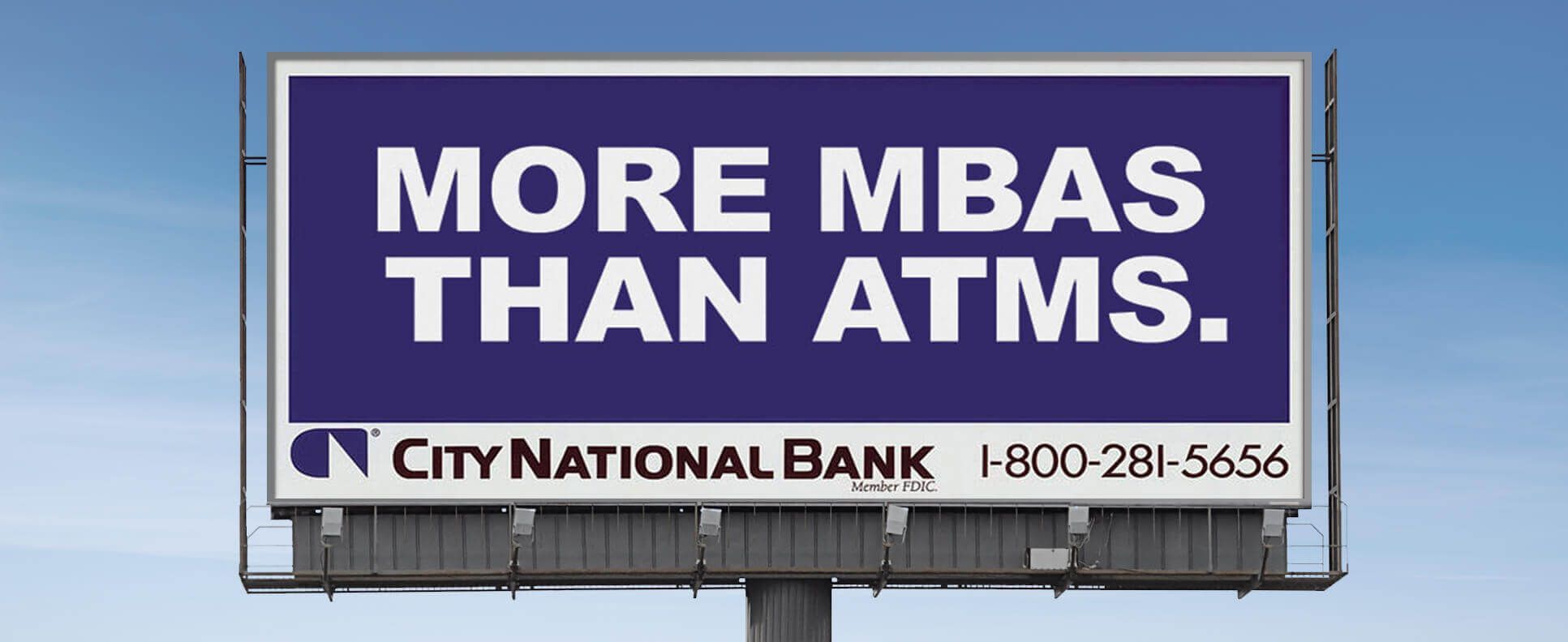 Sacks/Fuller client City National Bank, outdoor 1