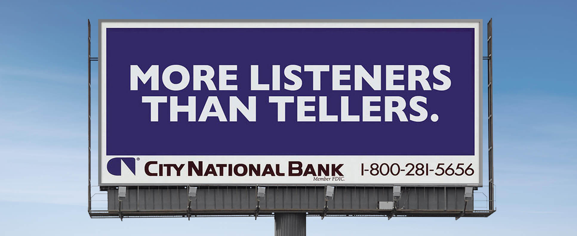 Sacks/Fuller client City National Bank, outdoor 1